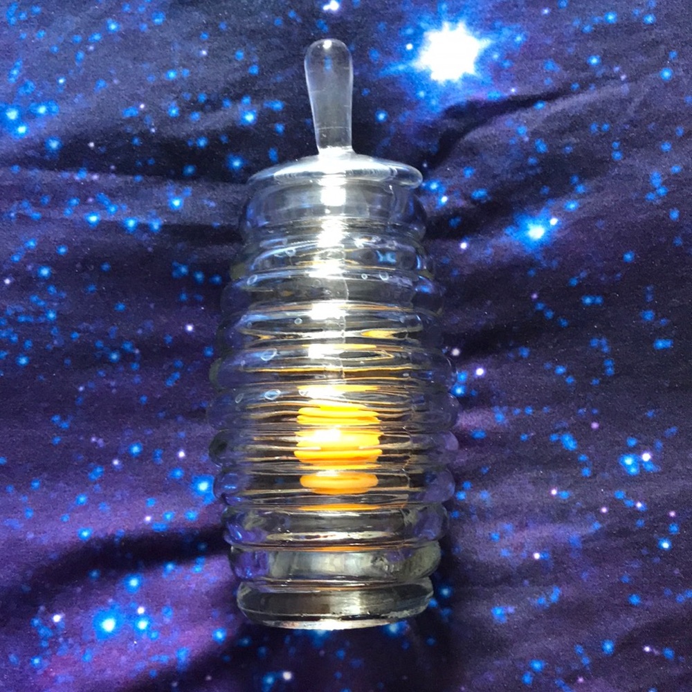 Glass Honey Jar